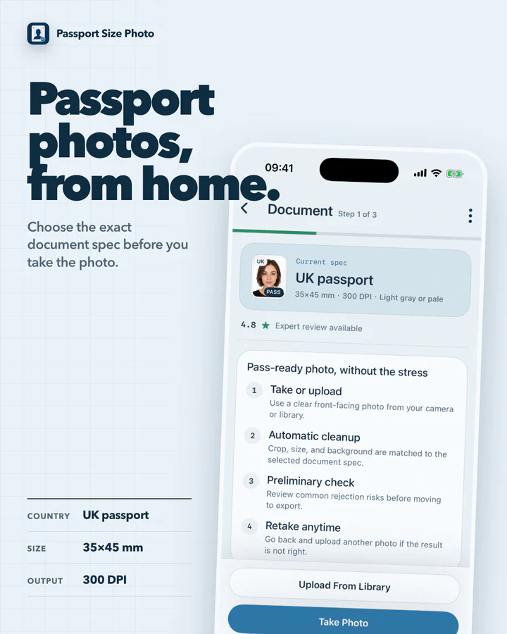 Passport Size Photo screenshot 1