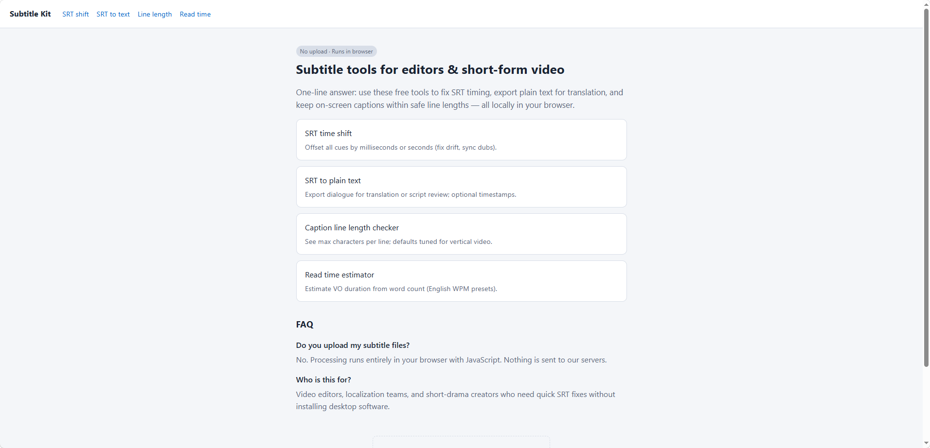 Subtitle Kit screenshot 1