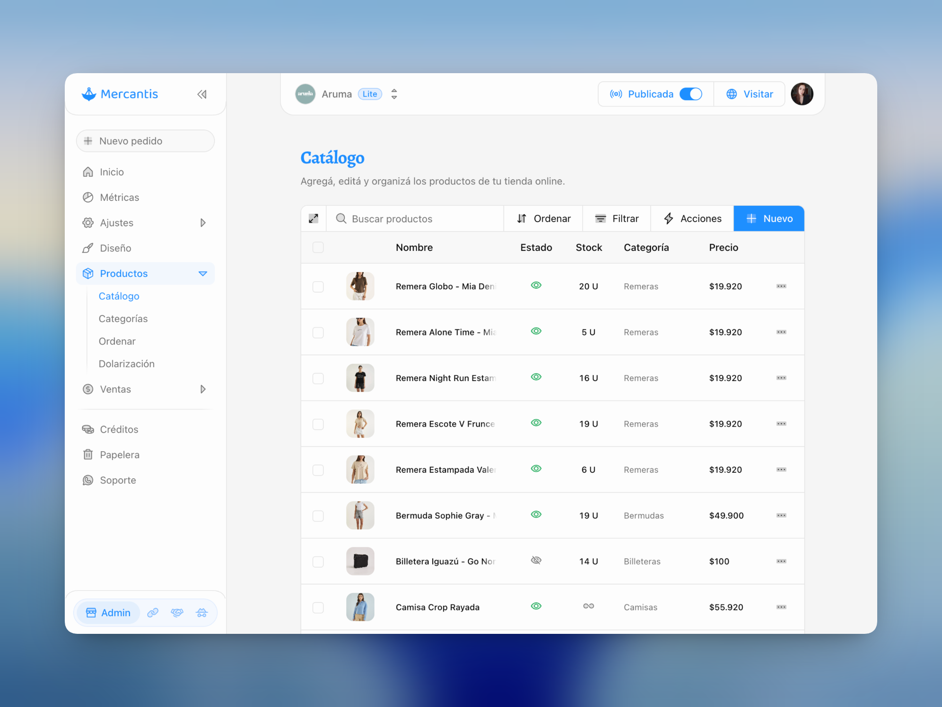 Mercantis screenshot 1
