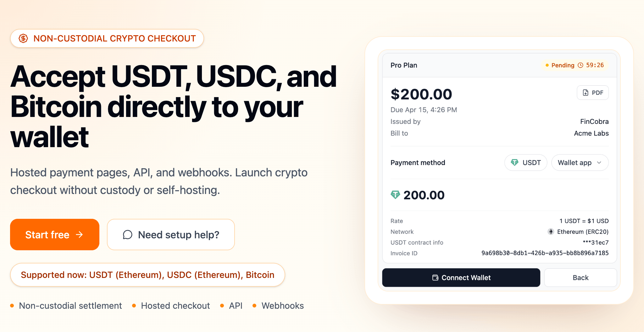 FinCobra Checkout screenshot 1