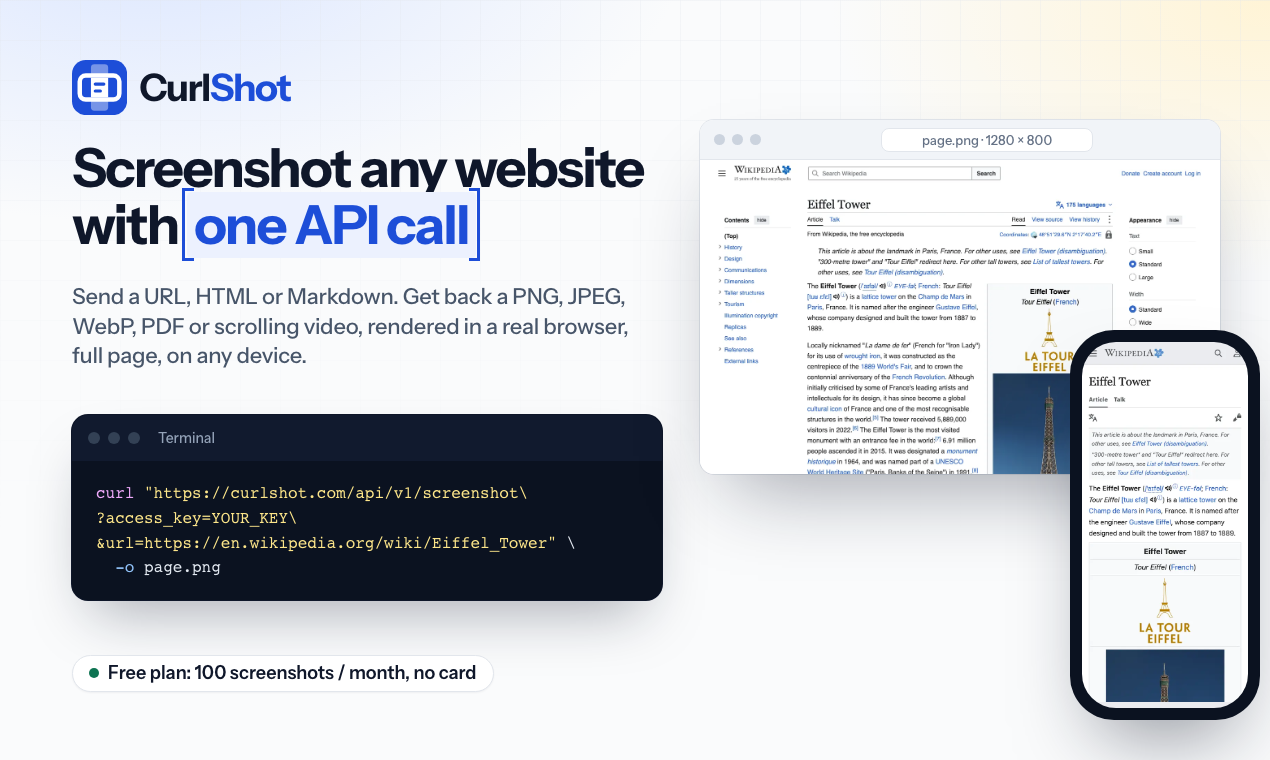 CurlShot screenshot 1
