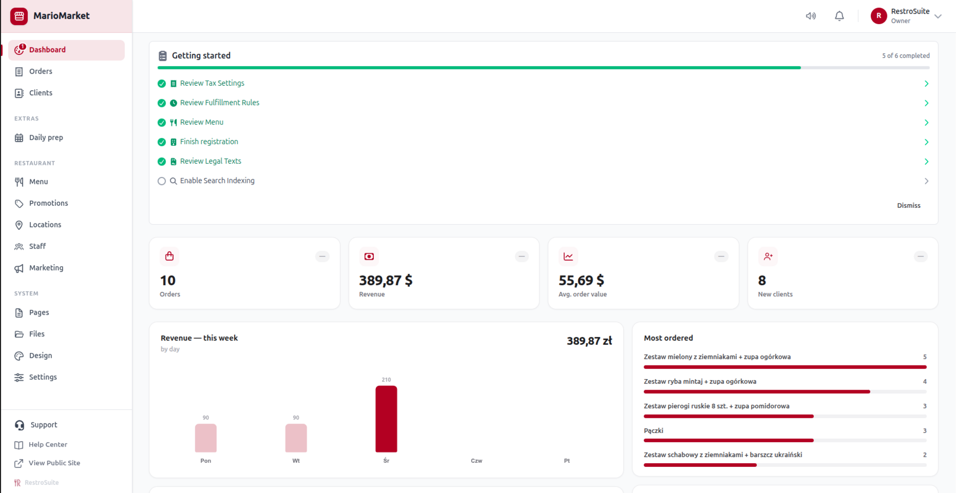 RestroSuite screenshot 1