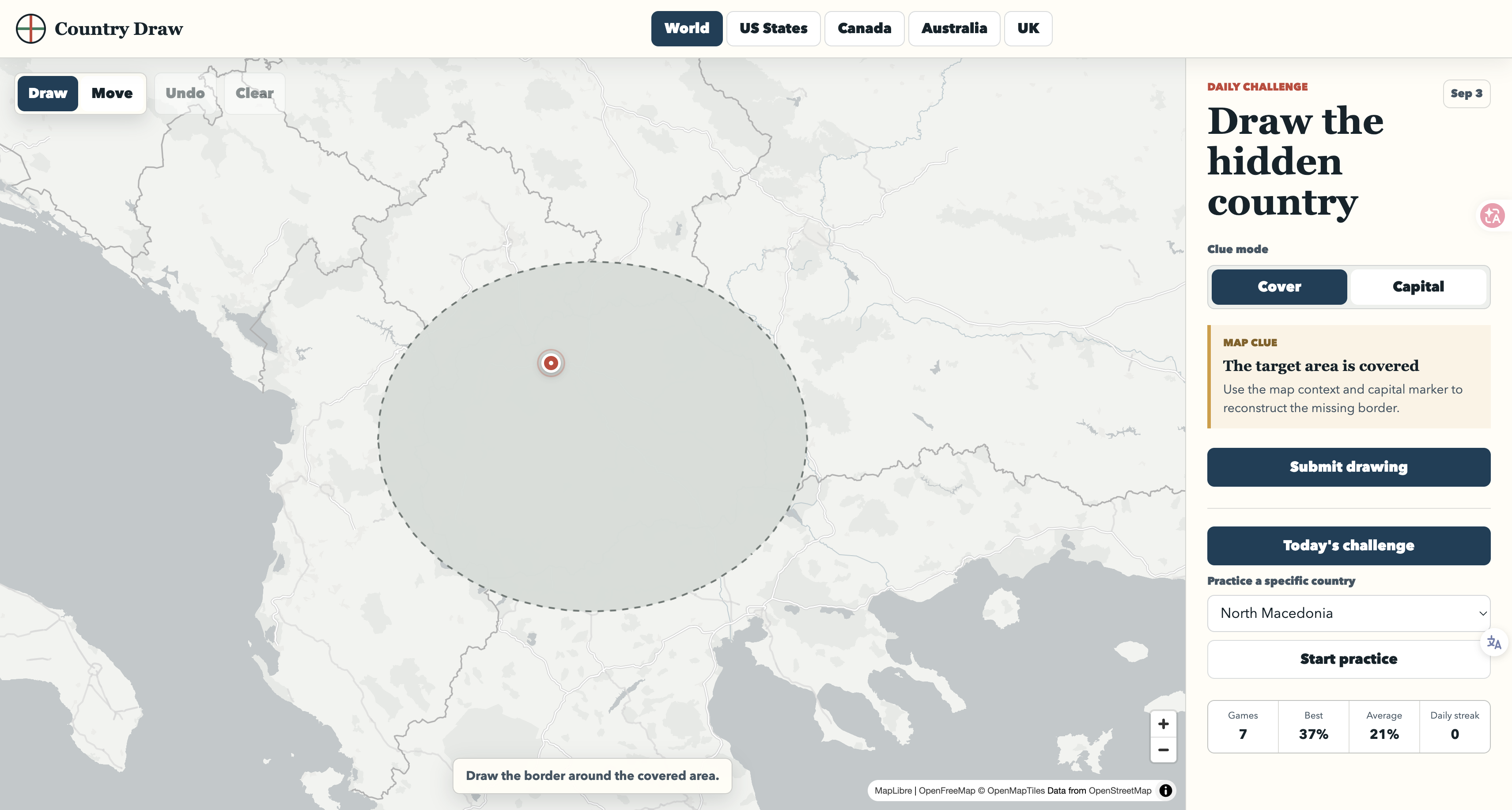 Country Draw screenshot 1
