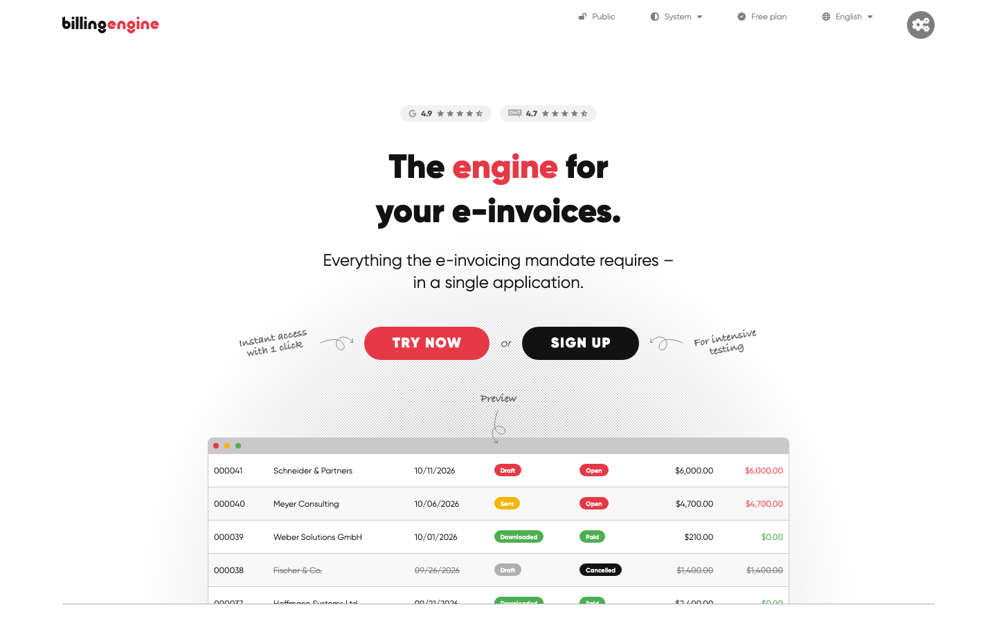 BillingEngine screenshot 1