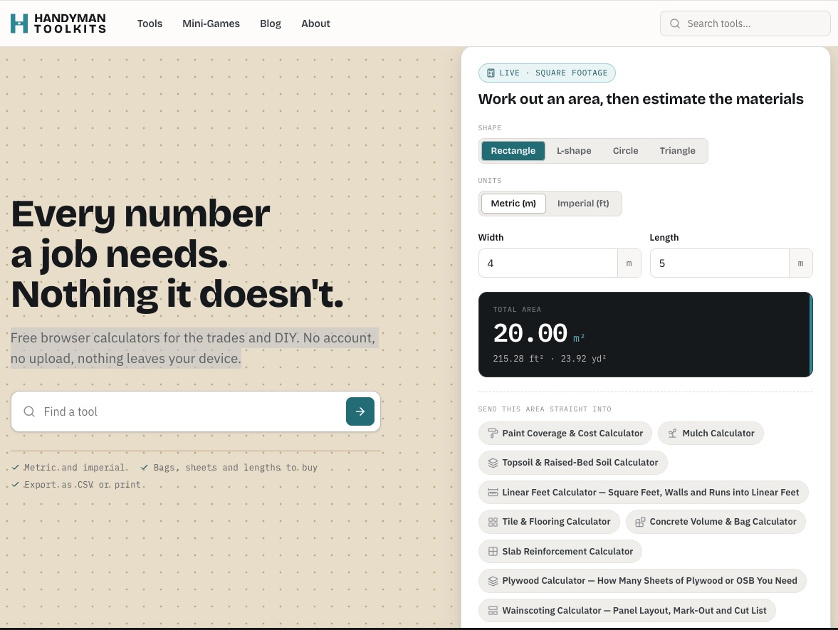 Handyman Toolkits screenshot 1