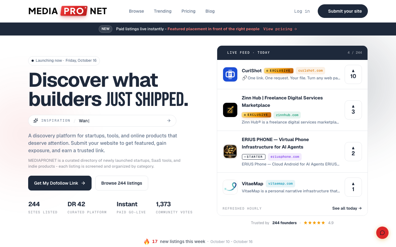 MEDIAPRONET screenshot 1
