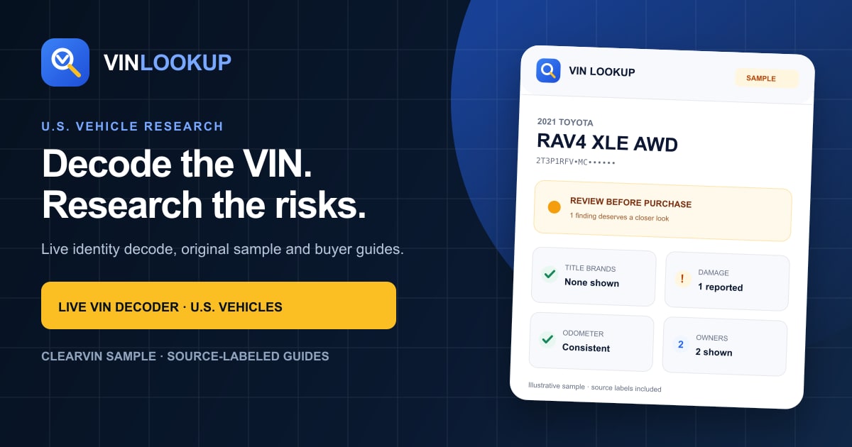 VIN Lookup screenshot 1