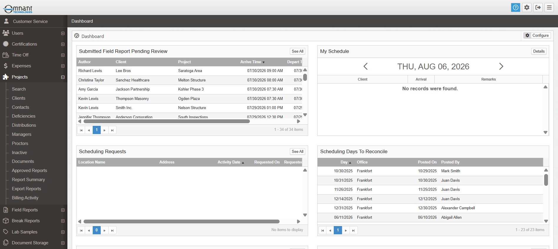 Construction Material Testing (CMT) Software screenshot 1