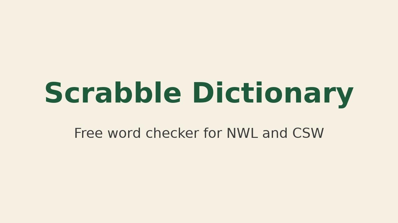 Scrabble Dictionary screenshot 1