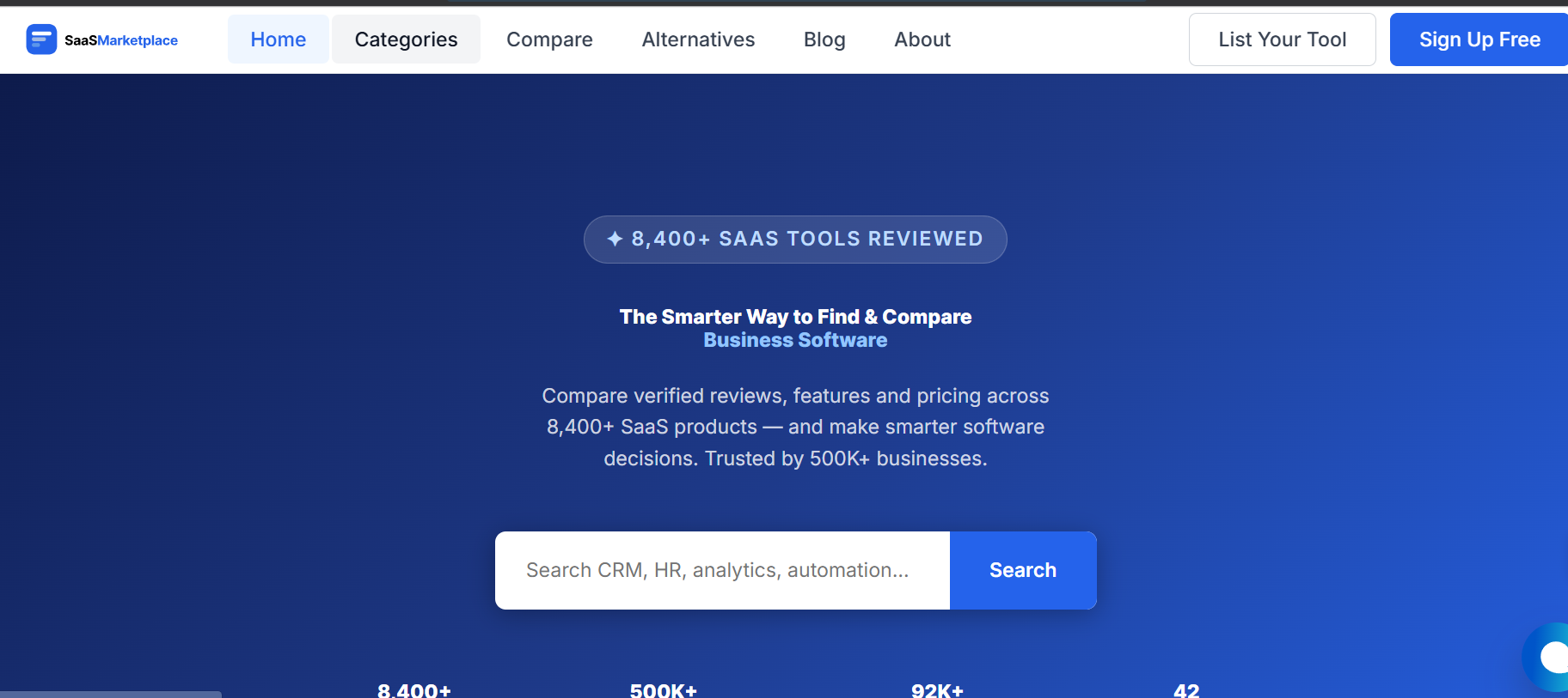 SaaSMarketplace screenshot 1