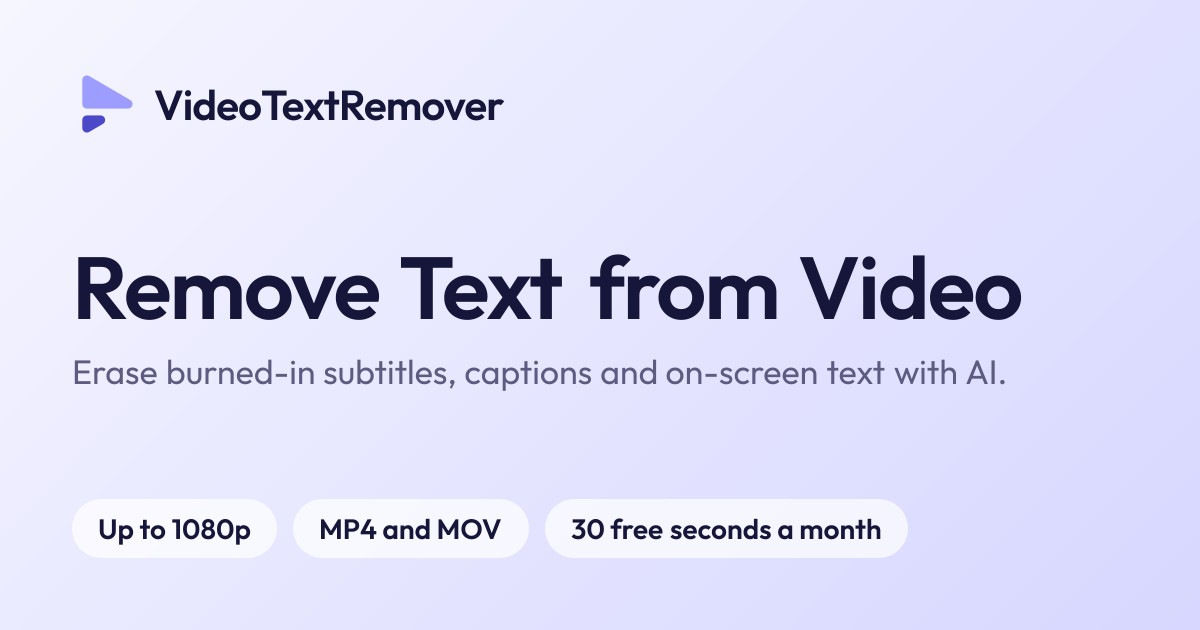 VideoTextRemover screenshot 1