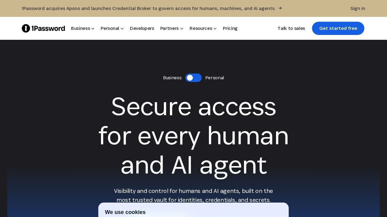 1Password screenshot 1