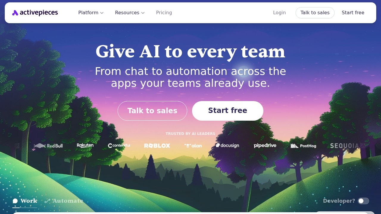 Activepieces screenshot 1