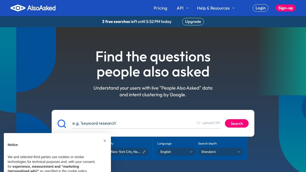 AlsoAsked screenshot 1
