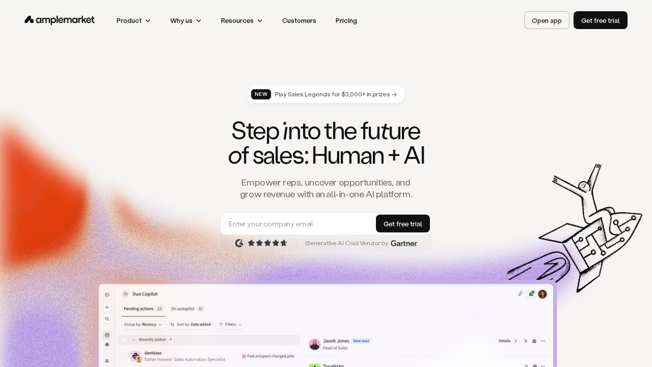 Amplemarket screenshot 1
