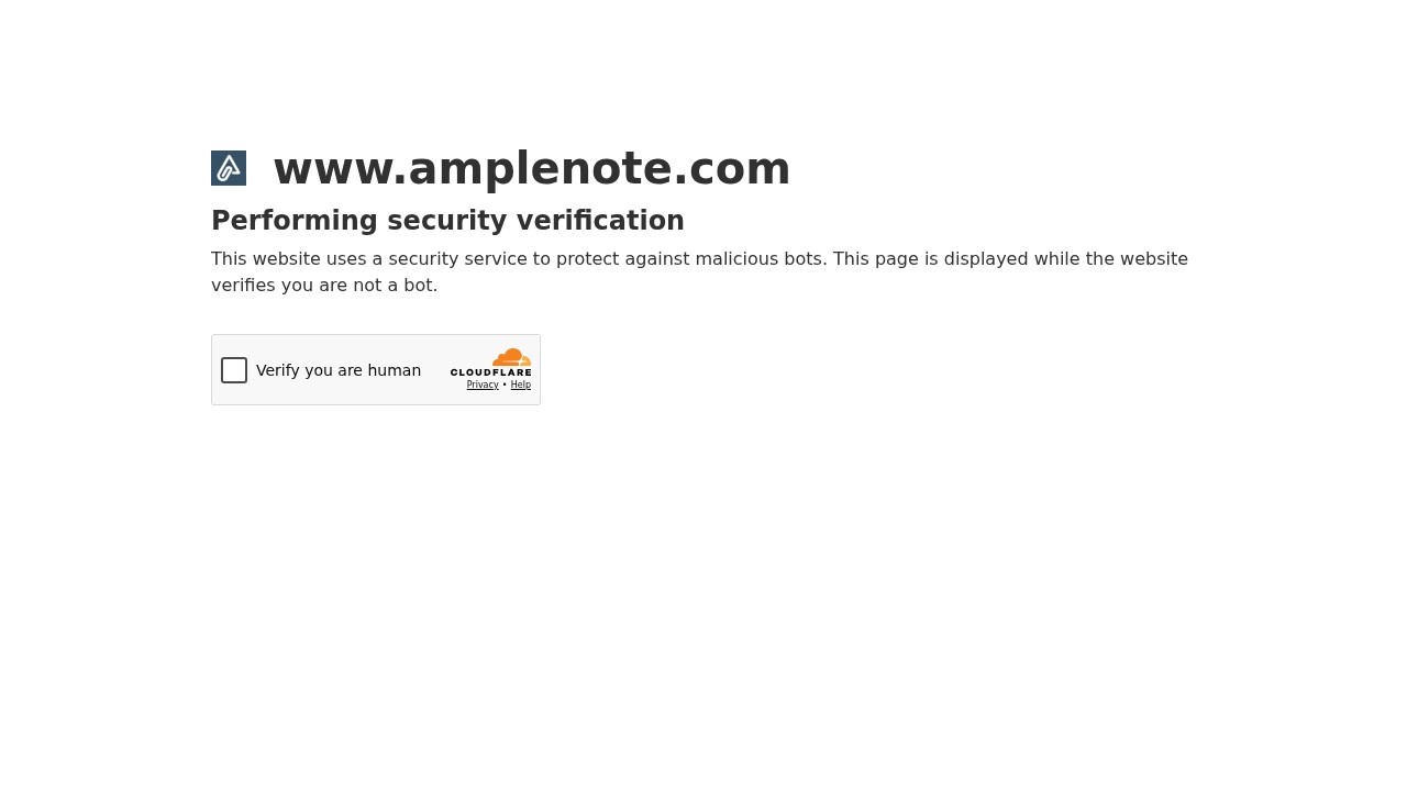 Amplenote screenshot 1