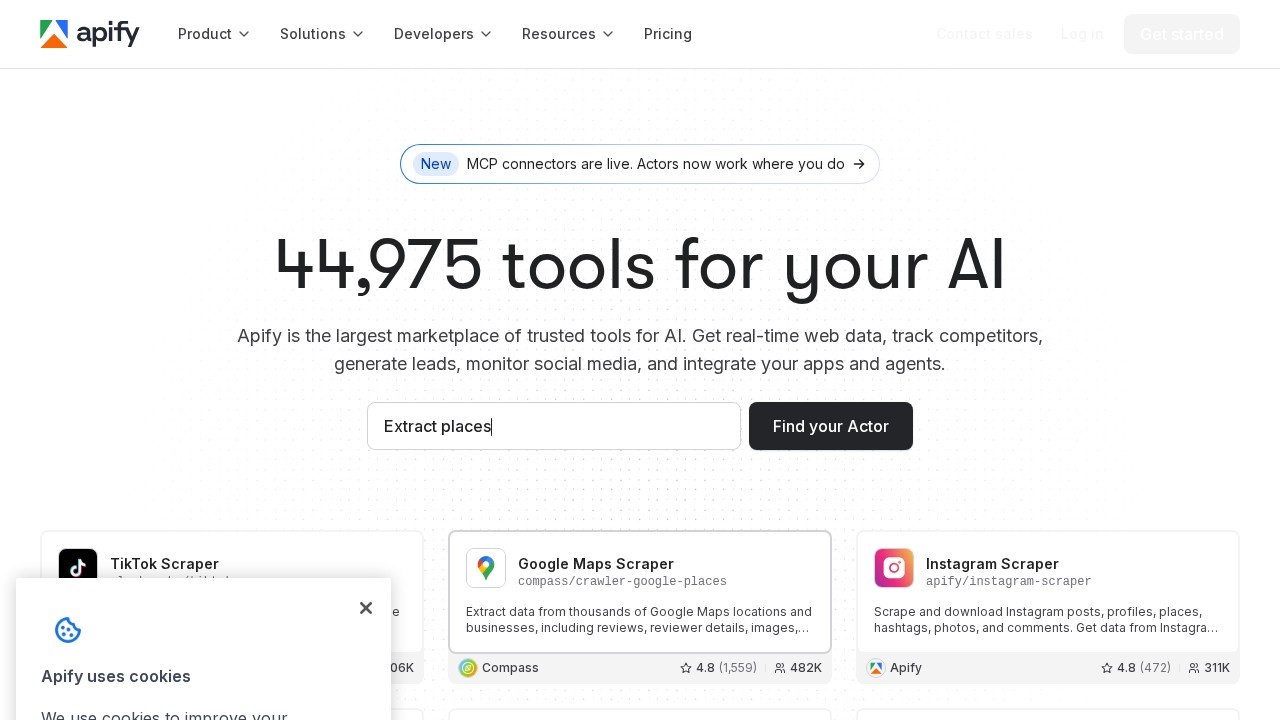 Apify screenshot 1