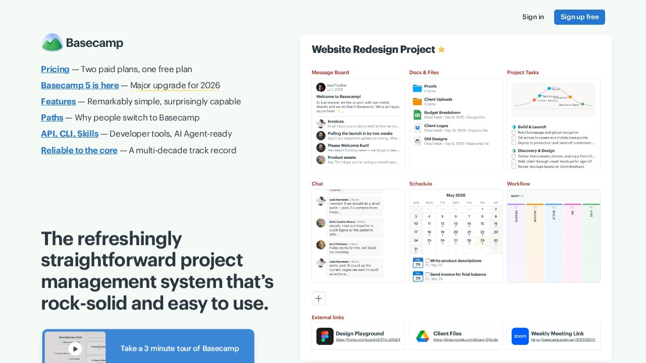 Basecamp screenshot 1