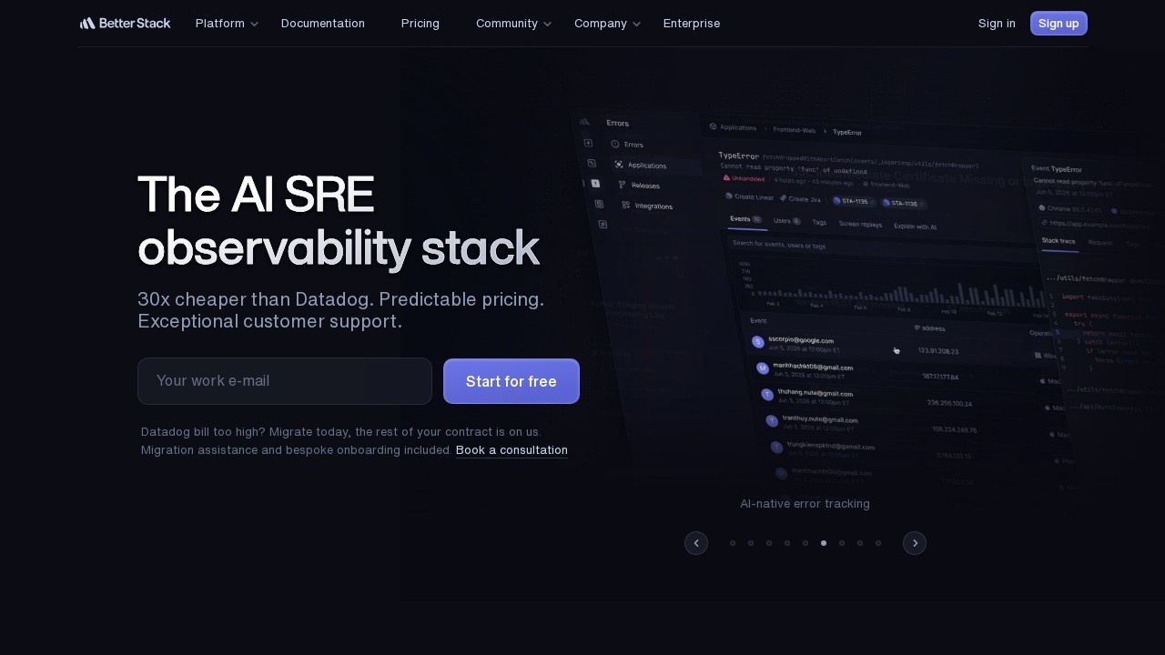 Better Stack screenshot 1