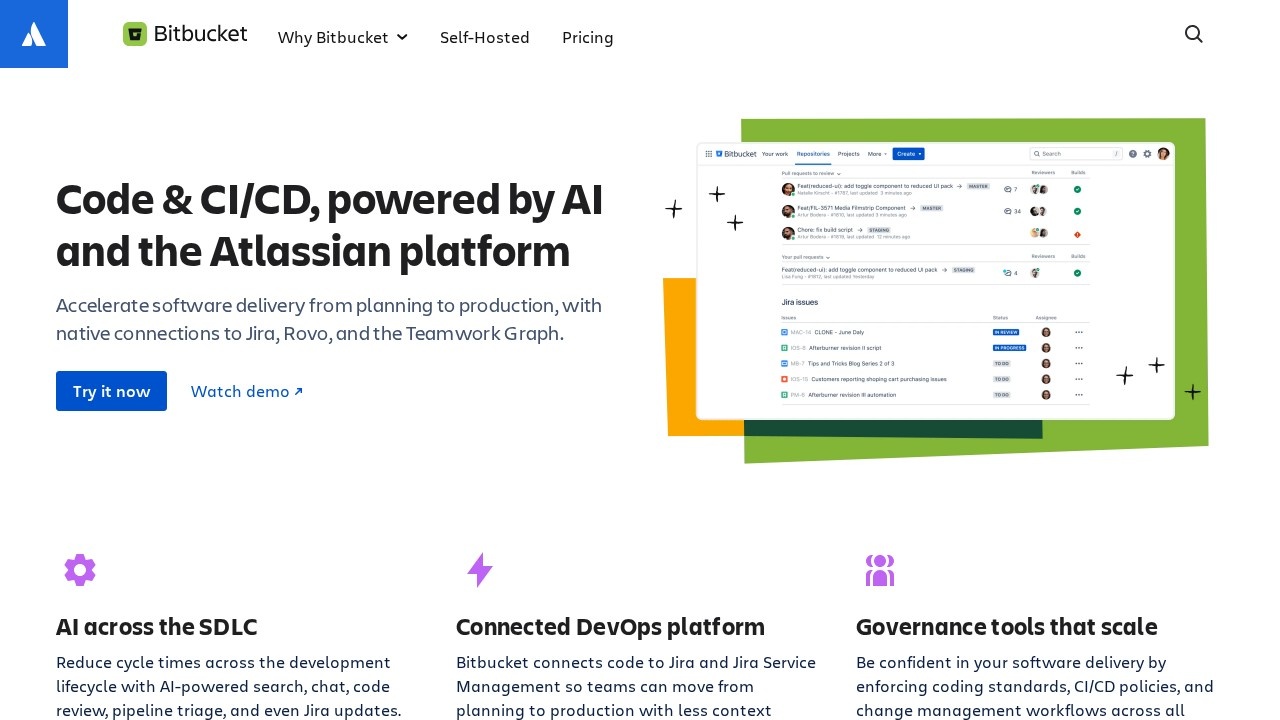 Bitbucket screenshot 1