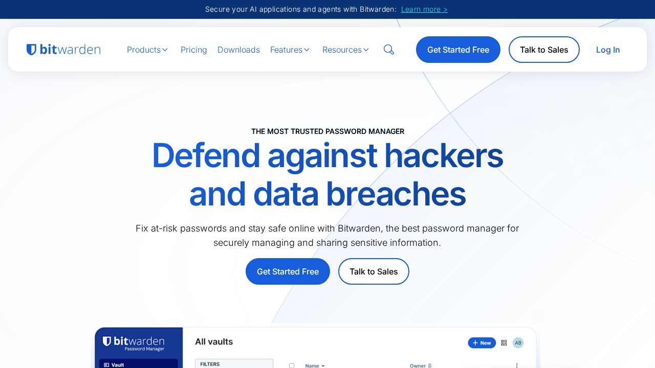 Bitwarden screenshot 1