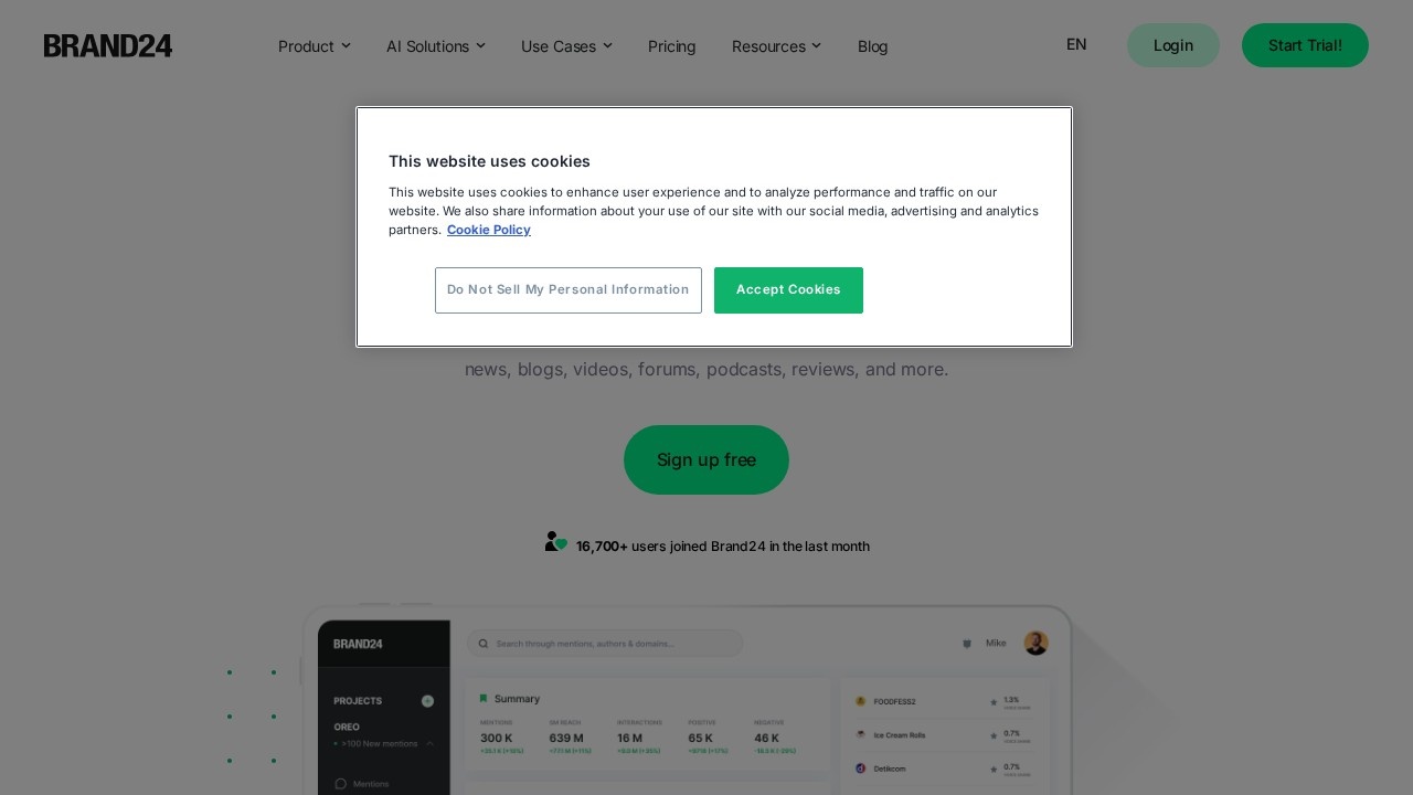 Brand24 screenshot 1