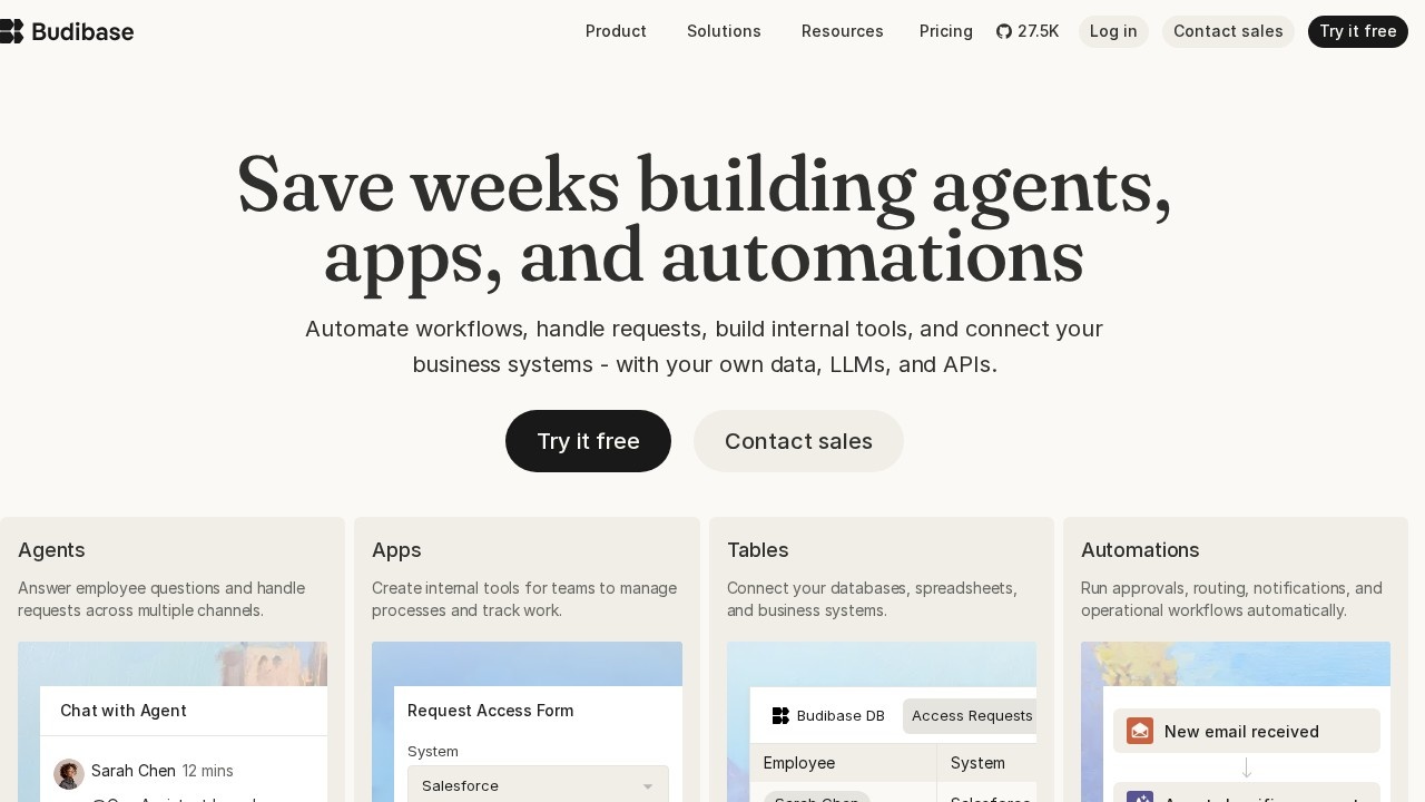 Budibase screenshot 1