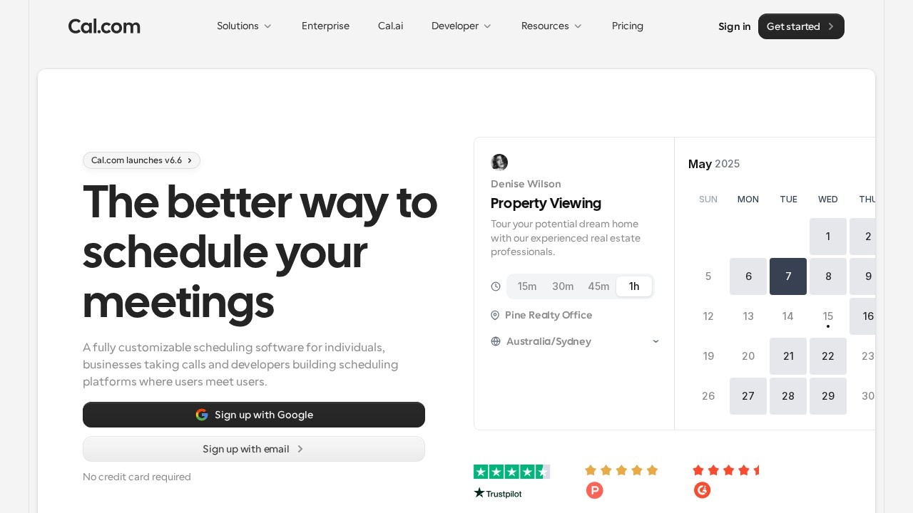 Cal.com screenshot 1