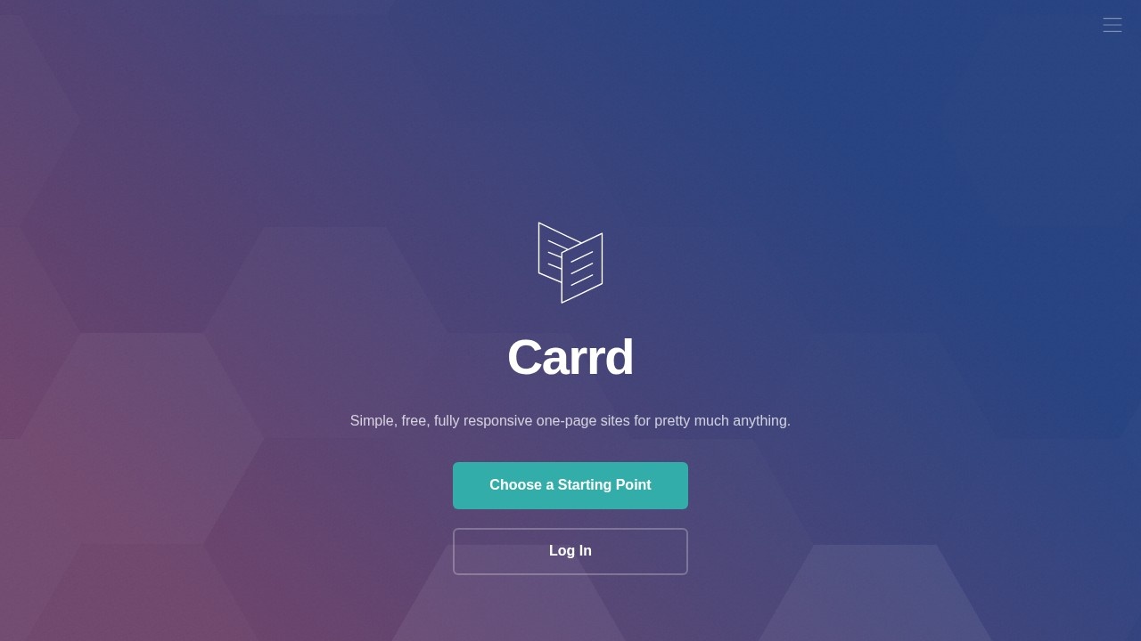 Carrd screenshot 1