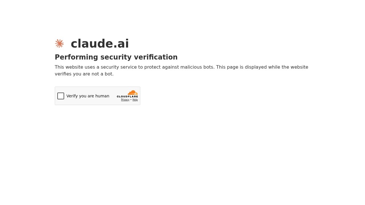 Claude screenshot 1