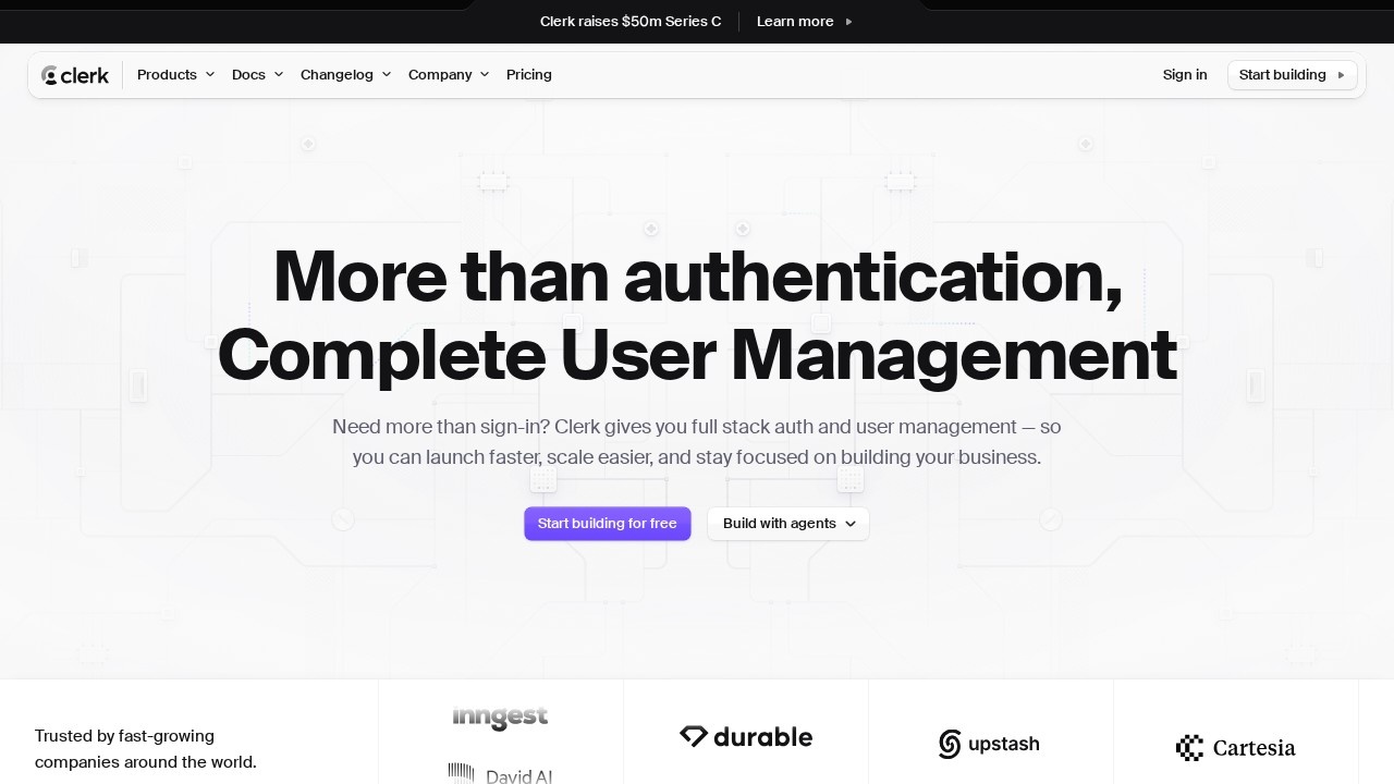 Clerk screenshot 1