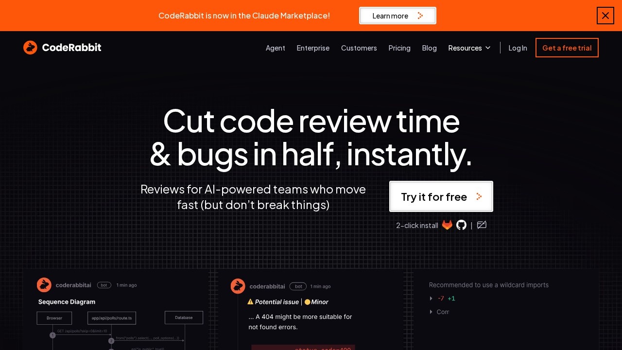 CodeRabbit screenshot 1