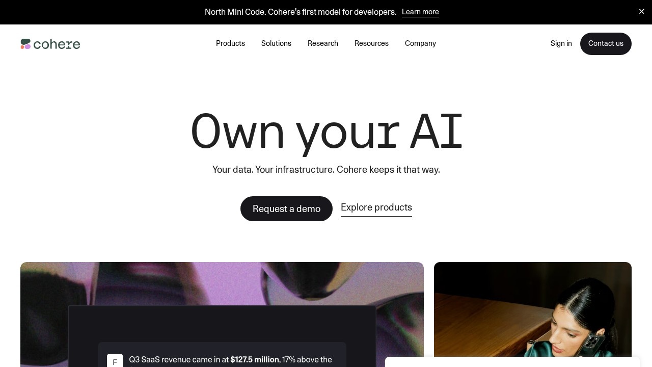 Cohere screenshot 1