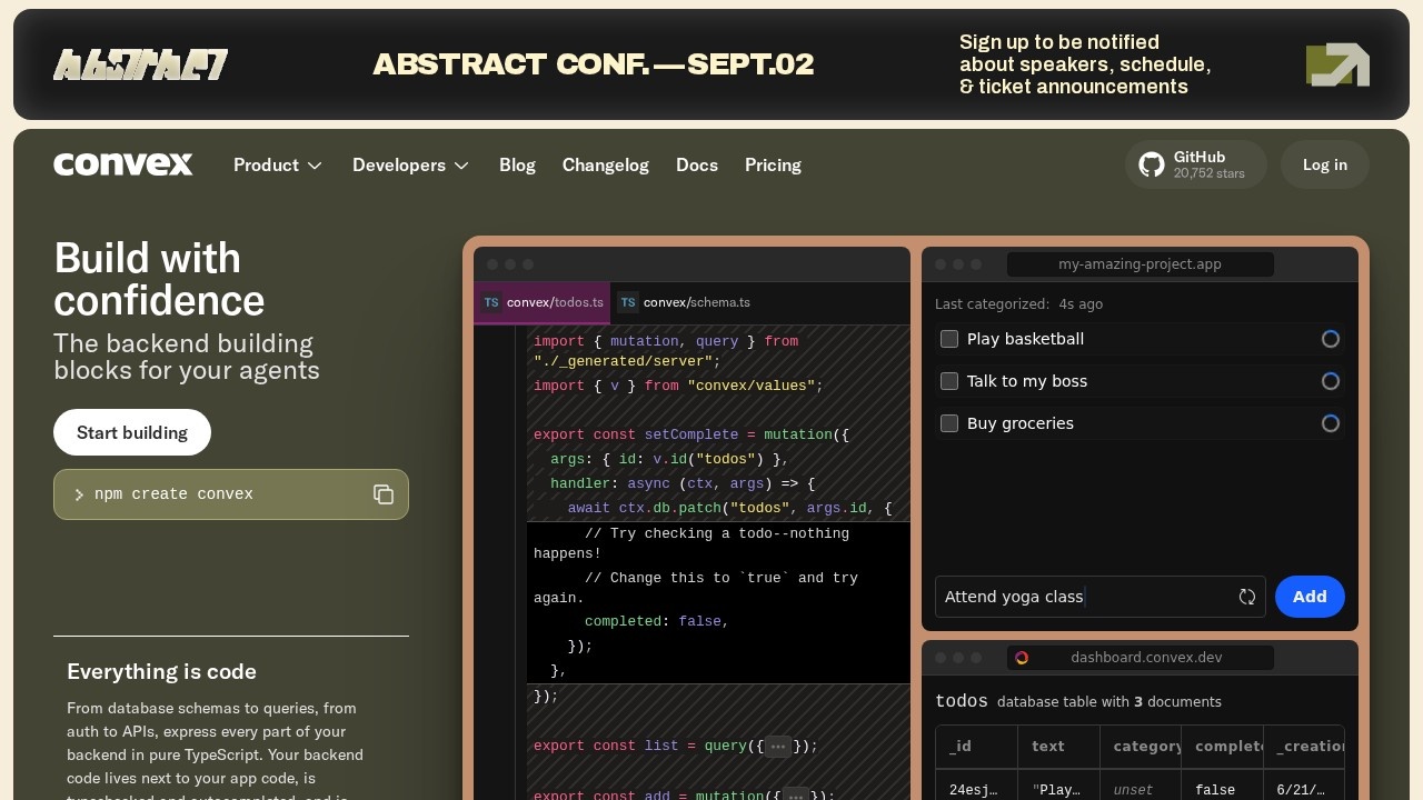 Convex screenshot 1