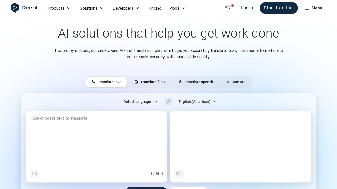 DeepL screenshot 1