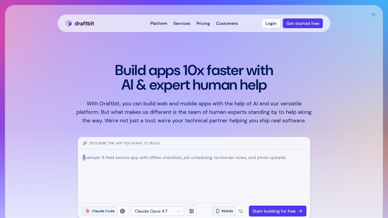 Draftbit screenshot 1