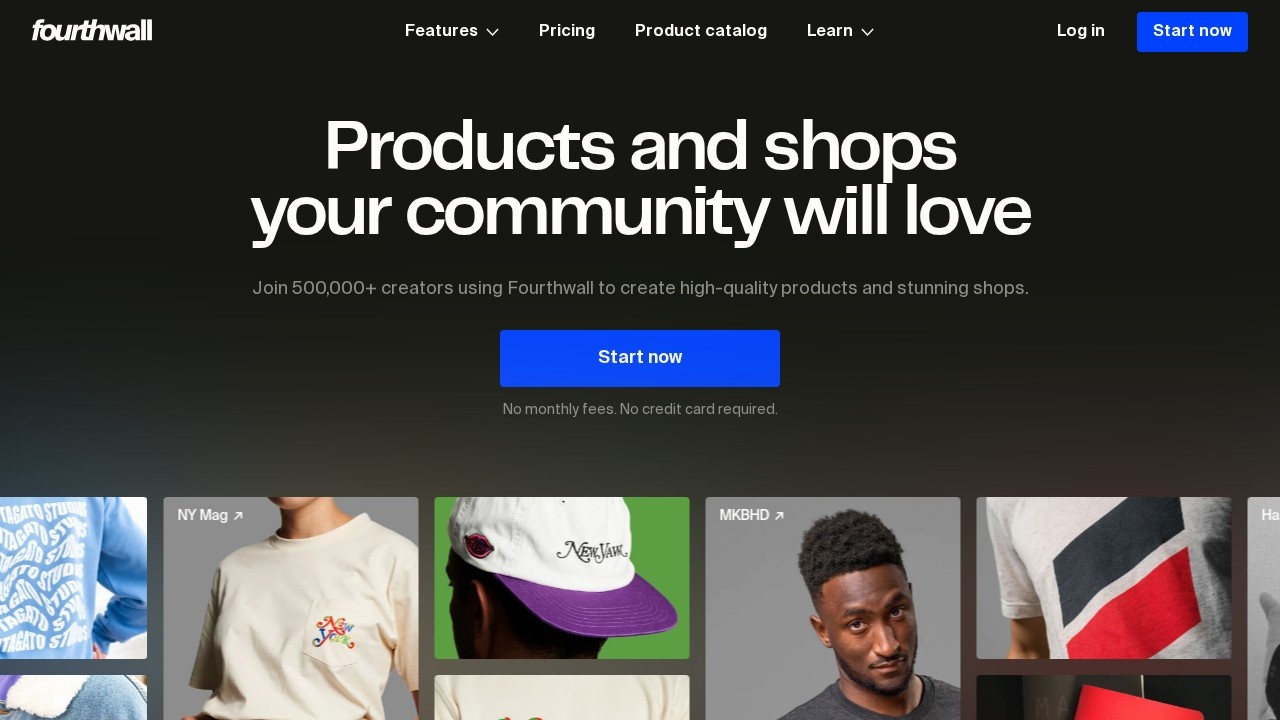 Fourthwall screenshot 1