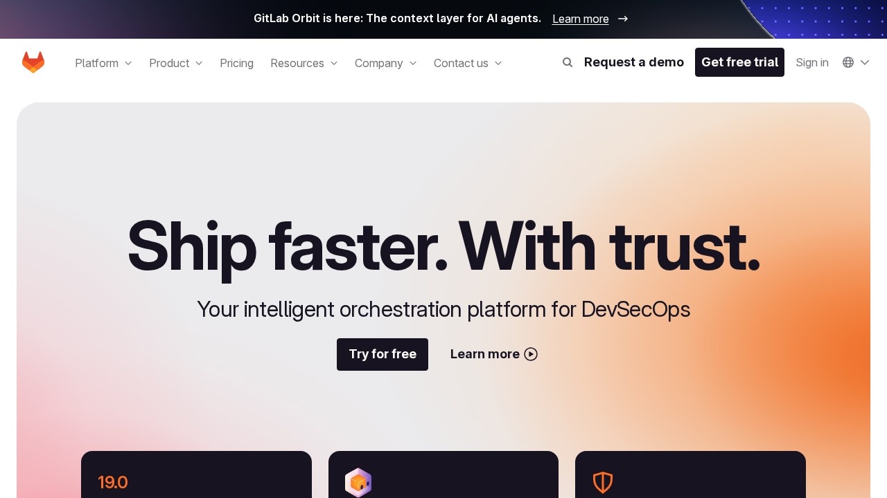 GitLab screenshot 1