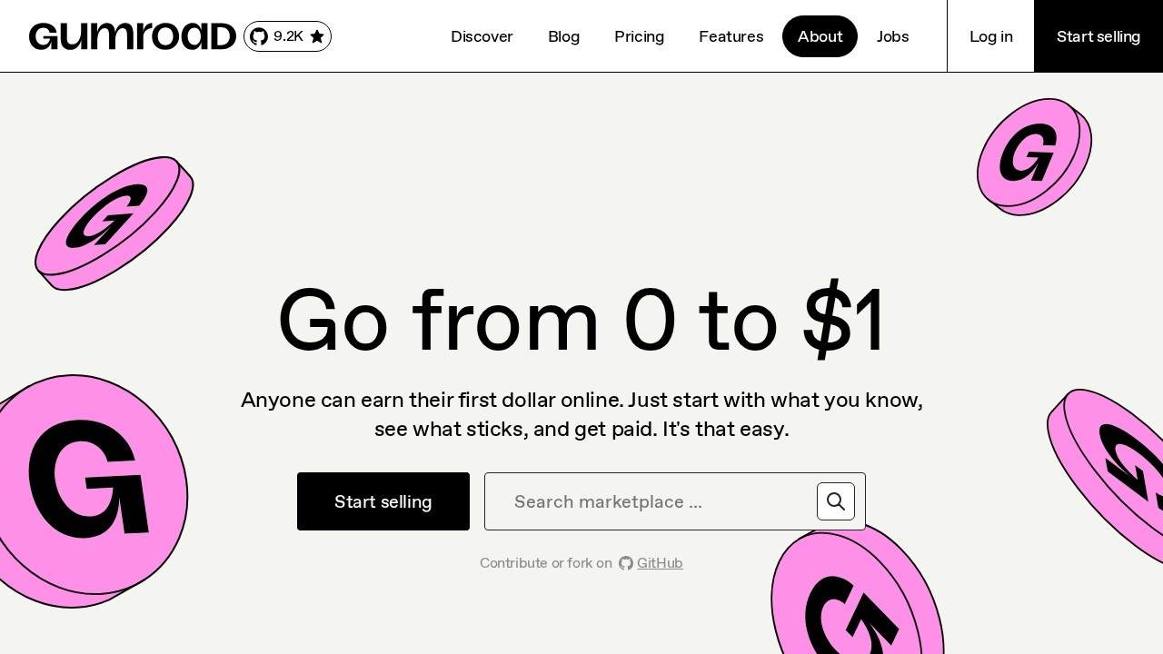 Gumroad screenshot 1