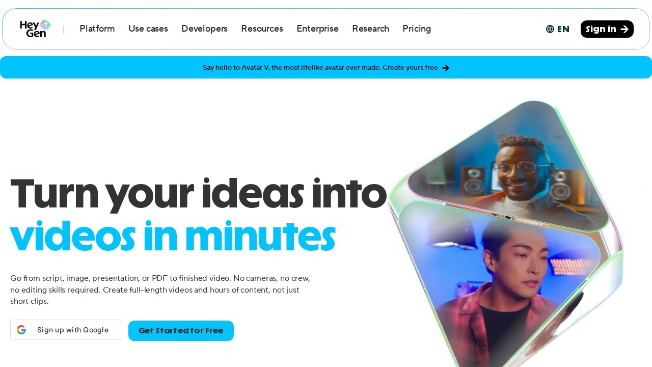 HeyGen screenshot 1