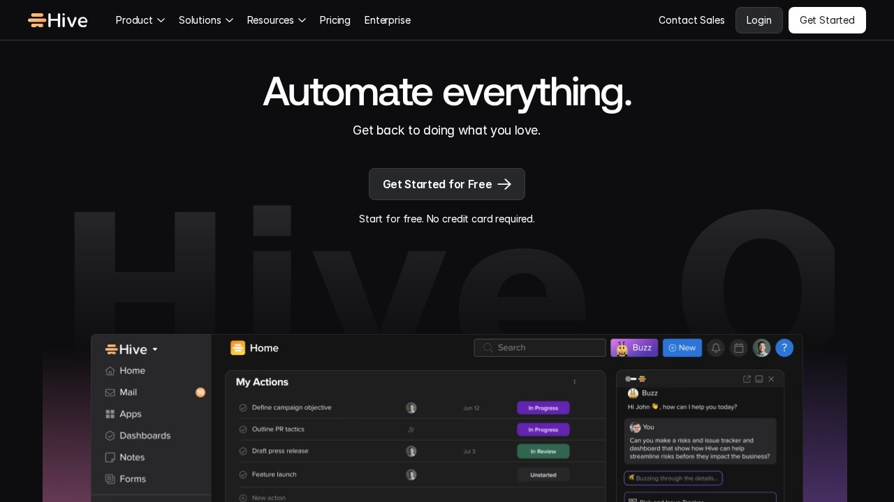Hive screenshot 1