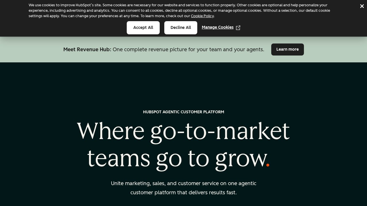 HubSpot screenshot 1