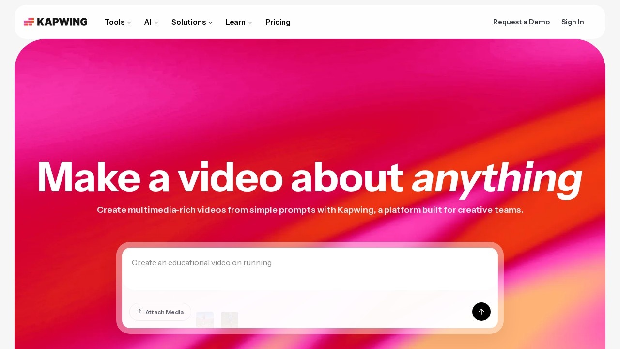 Kapwing screenshot 1