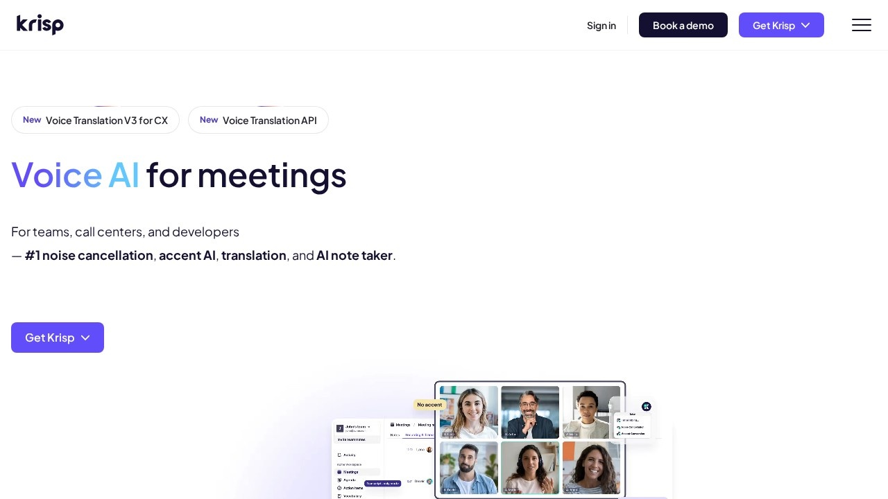 Krisp screenshot 1