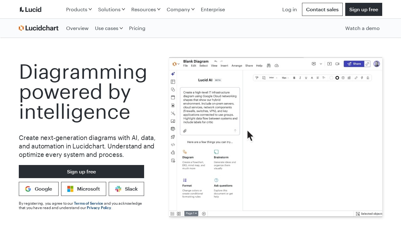 Lucidchart screenshot 1