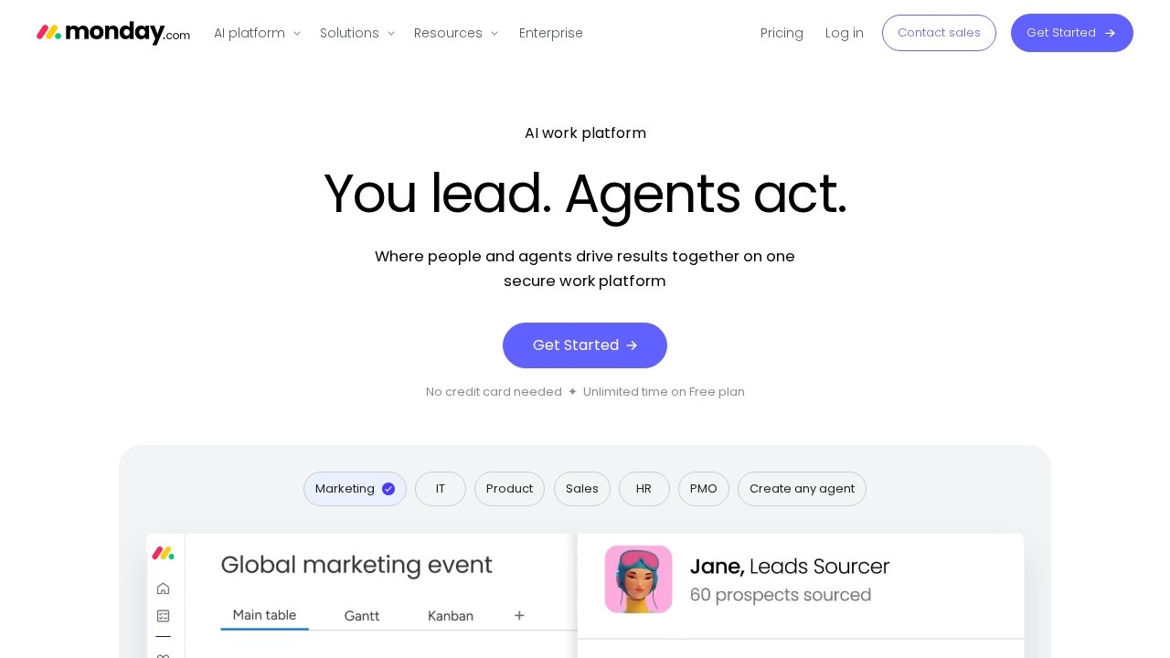 Monday.com screenshot 1