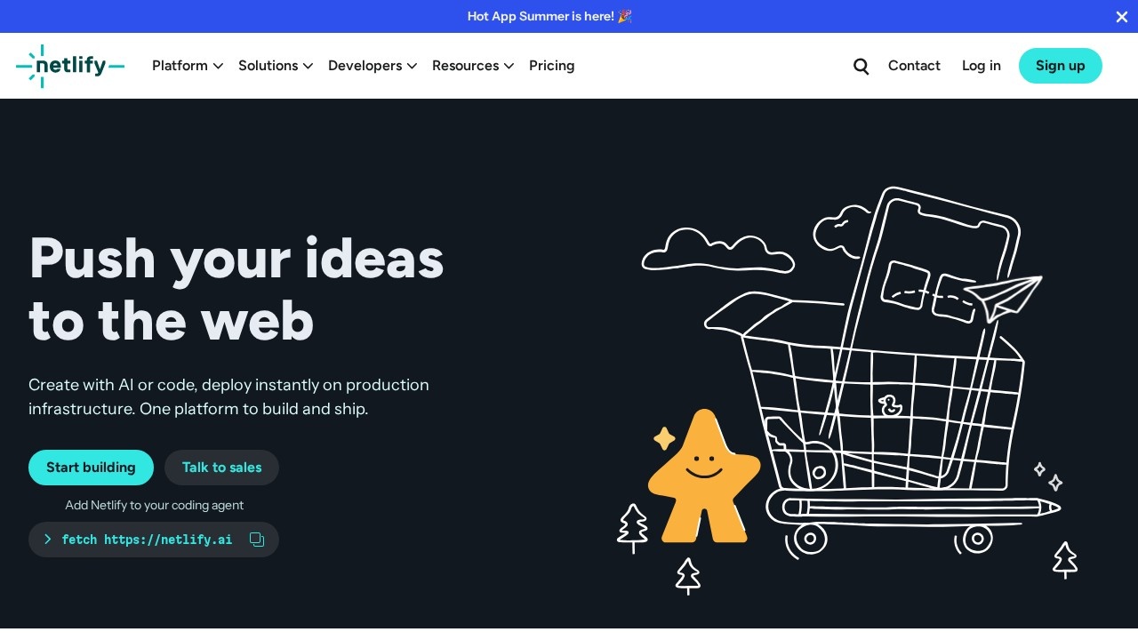 Netlify screenshot 1