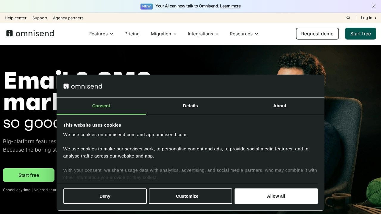 Omnisend screenshot 1