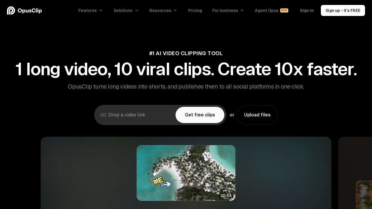 OpusClip screenshot 1