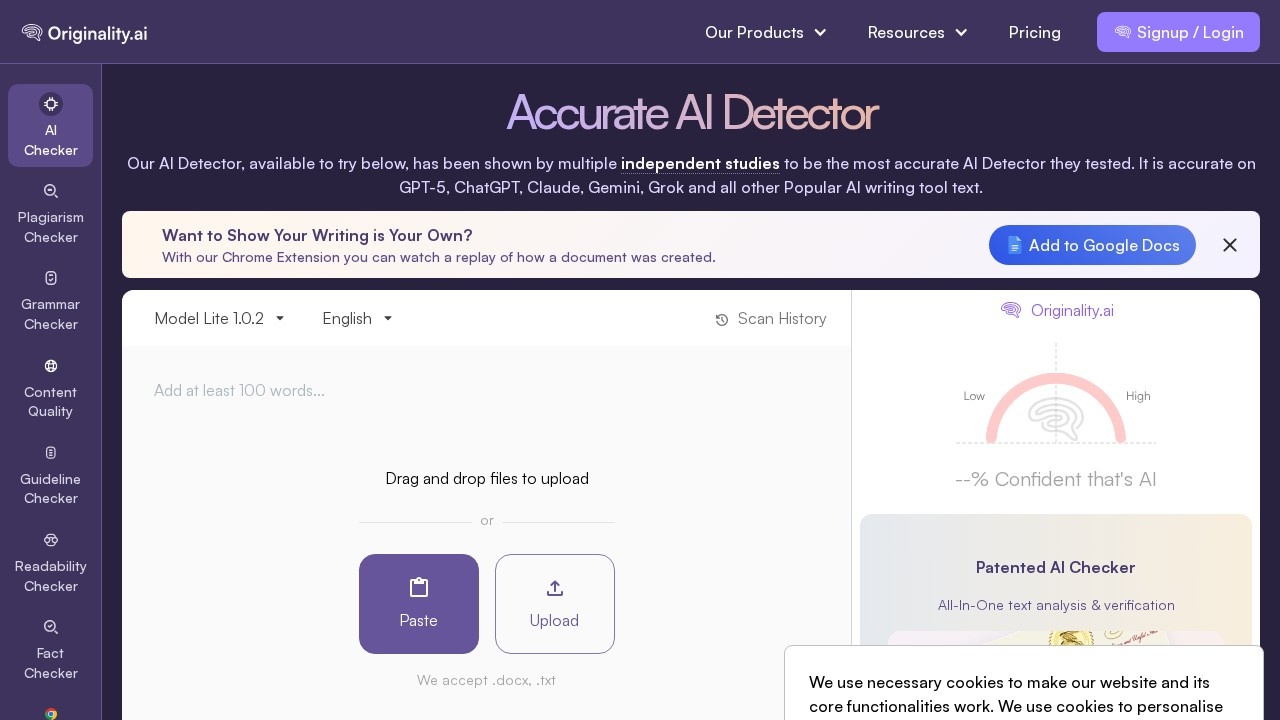 Originality.ai screenshot 1